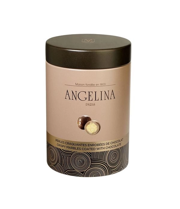 Perle Crocante Cu Ciocolata  Lapte Angelina 140g 0